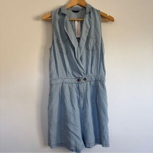NWT 1250C Vici lightweight denim short romper Size: Small